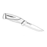 Morakniv Gürtelmesser COMPANION F RESCUE rot