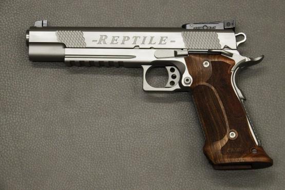 1911 Club 30 Reptile Pistole | Kaliber .45 ACP | Silber CrN PVD beschichtet