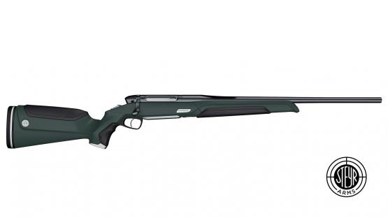 Steyr Monobloc grün/schwarz  Repetierbüchse