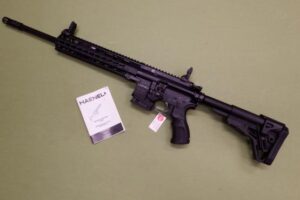 Haenel Selbstladebüchse CR 223 16,65" schwarz mit langem Handschutz und Feinabzug