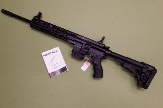 Haenel Selbstladebüchse CR 223 16,65″ schwarz mit langem Handschutz und Feinabzug