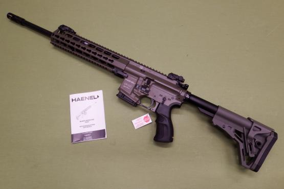Haenel Selbstladebüchse CR 223 16,65″ OLIV mit langem Handschutz und Feinabzug