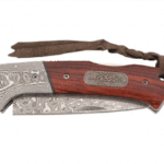 Herbertz-Jubiläums Taschenmesser Damaszenerbacken Cocobolo