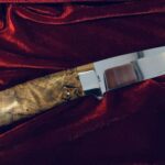 DNC Danton, Ahornholzgriff Klinge: Böhler 440C