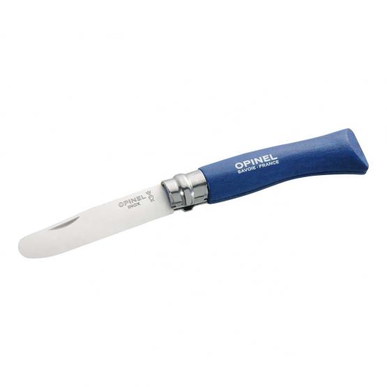 Opinel Kindermesser, rostfrei Buchenholz, blau