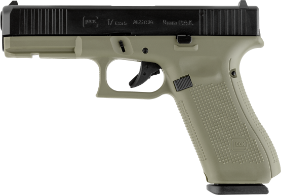 GLOCK 17 Gen5 9 mm P.A.K., Battlefield Green Schreckschusspistole