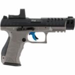 Walther Q5 Match Combo 5″ SET 4,5 mm (.177) Diabolo, CO₂, < 3,0 J, Tungsten Grey