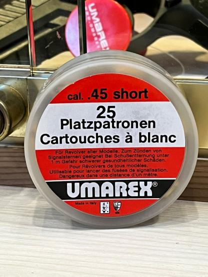 Umarex Platzpatronen .45 short – 25 Schuss