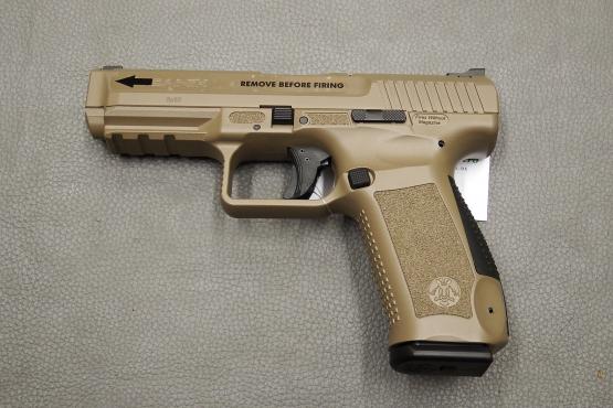 Canik TP9 SF SAO Kaliber 9mmLuger Desert Pistole