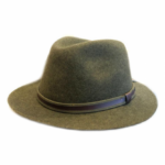 Lodenhut Rollhut oliv-meliert