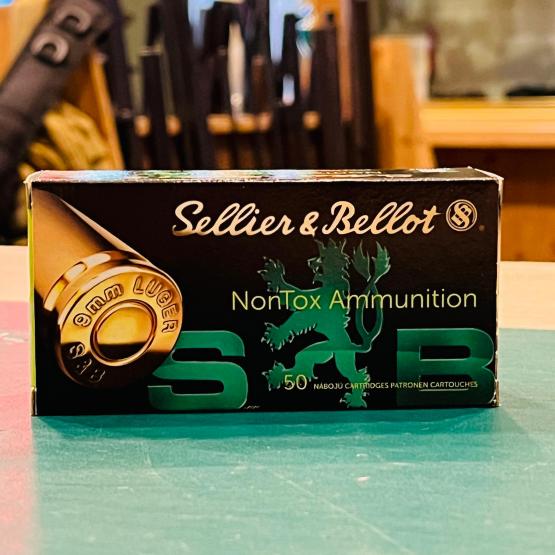 S&B 9mmLuger TFMJ Nontox 8,0g/124gr