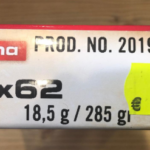 Norma 9,3×62 Alaska 18,5g 285grs