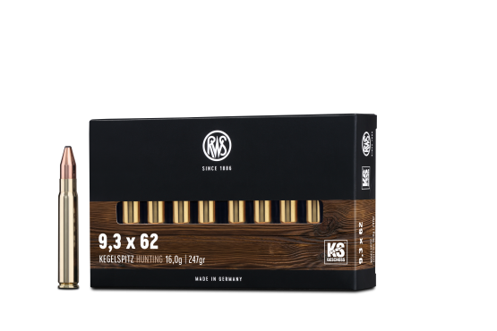 RWS 9,3×62 Kegelspitz Geschoss 16,0g