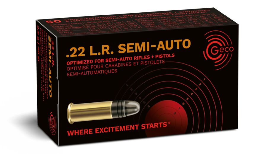 GECO Semi-Auto .22lr Kleinkalibermunition