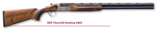 AKKAR Bockdoppelflinte Churchill Hunting 206X, silber, 12/76, rechts