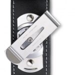 Victorinox Leder-Gürteletui Schwarz mit Drehclip
