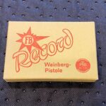 Record „Weinbergpistole“ Gaspistole 6mm Knall Schreckschuss schwarz