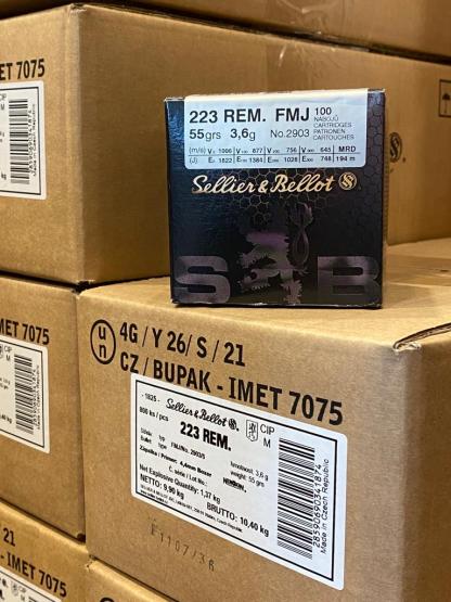 S&B .223 Rem 3,6g 55grs 100 Schuss