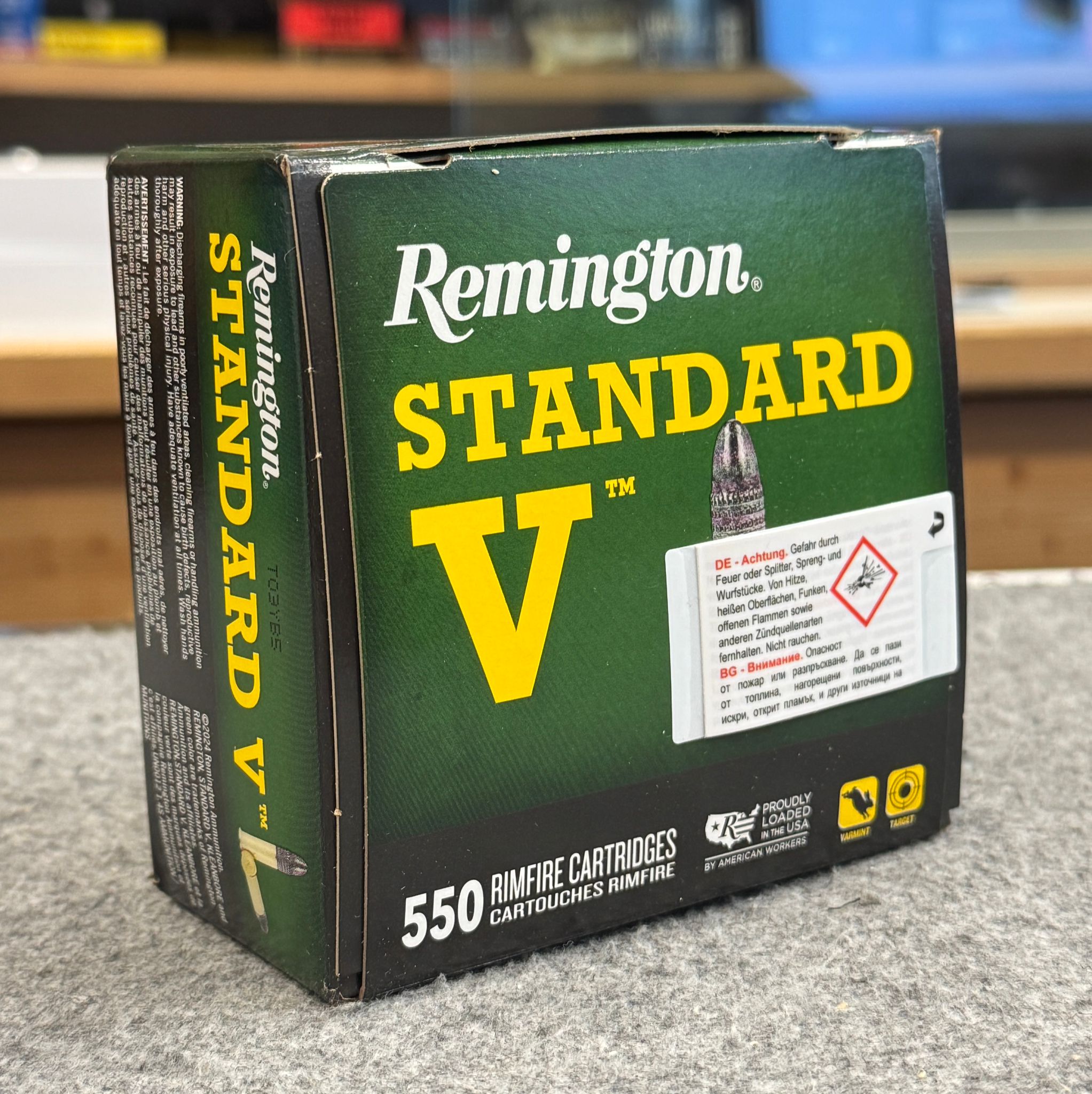 Remington .22 lfB. blei Rundkopf Standard Kleinkalibermunition V 38grs. – 550 Schuss