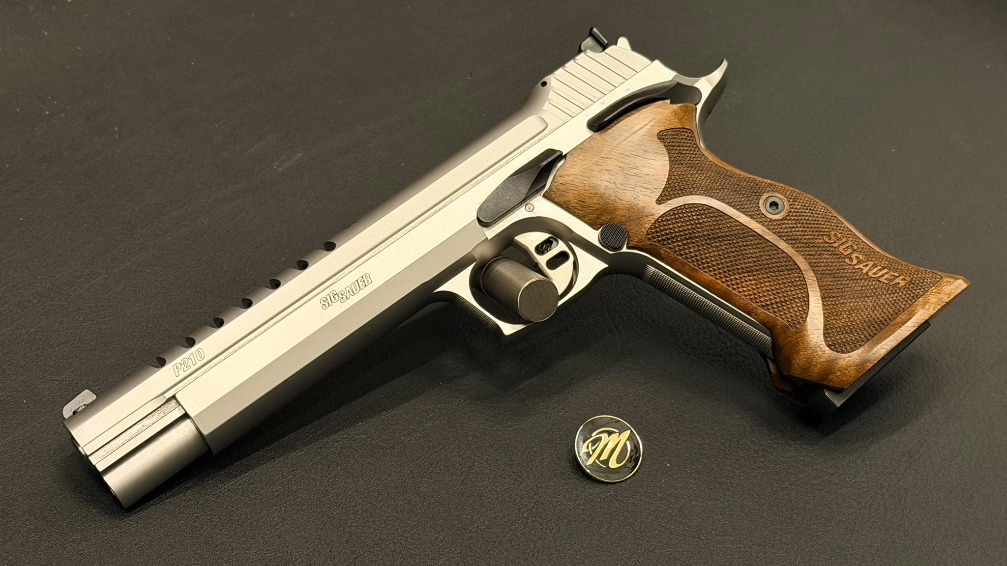 SIG SAUER P210 Skeleton Silver 6″ | GSG Mastershop | 9mmLuger | Limitiert | halbautomatische Pistole
