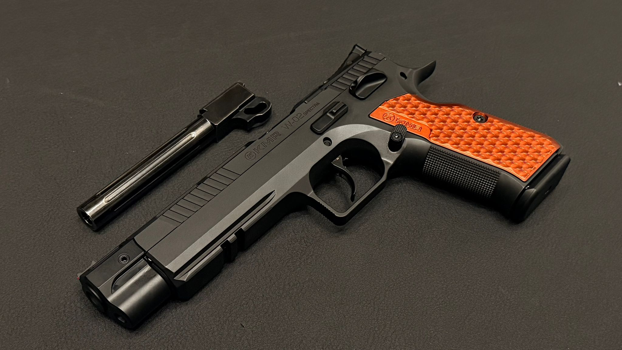 KMR W-02 Spectra OR 9mmLuger SA/DA | 5″ Zoll inkl. 6″ Wechsellauf | IPSC | DSB | Kombi Set