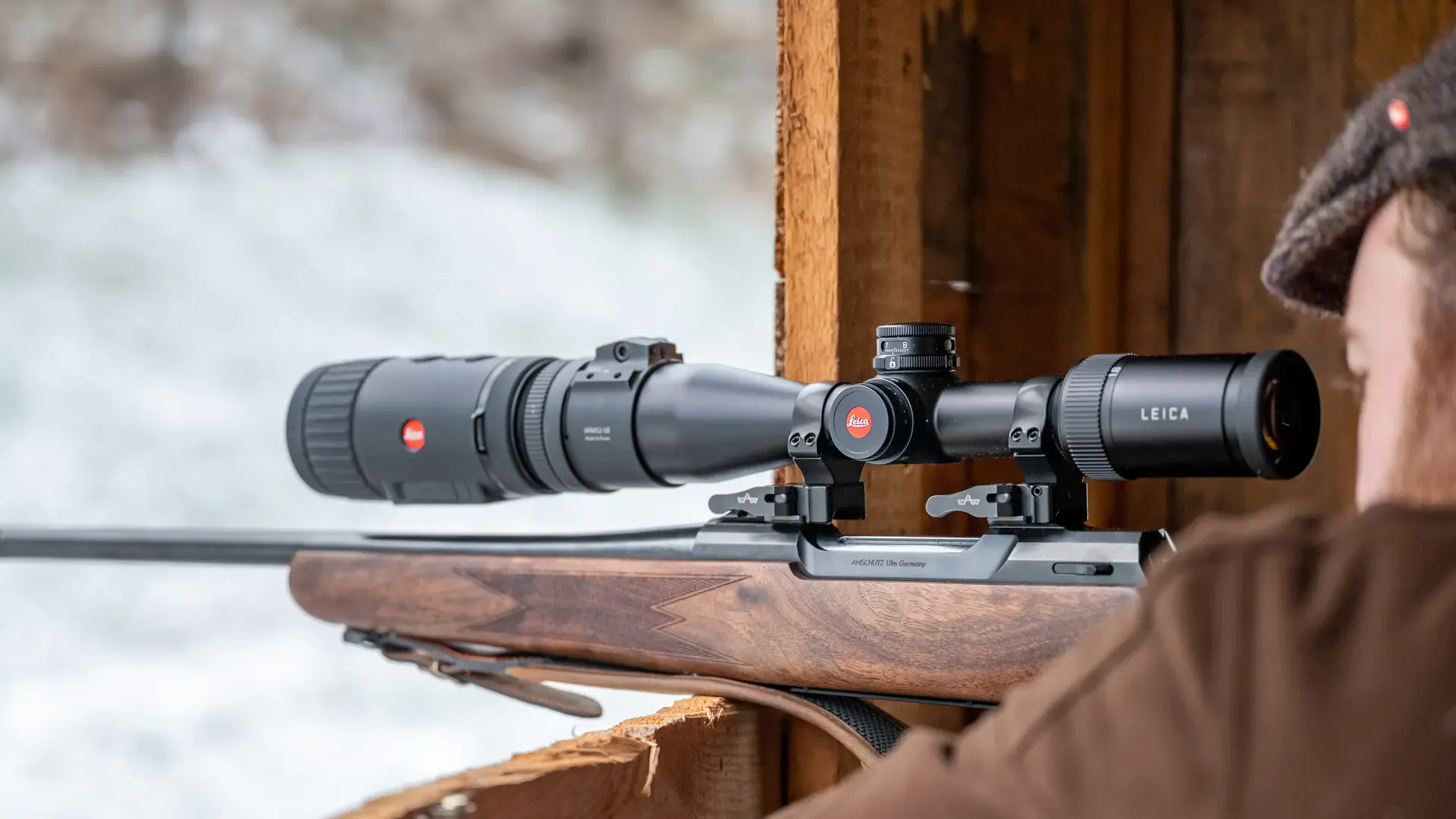 Leica Fortis 6 Zielfernrohr mit Calonox Vorsatzgerät