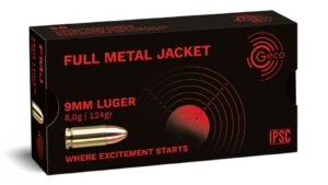 GECO 9mmLuger FMJ 124grs. – 289,00 € je 1.000 Schuss