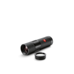 Leica Monovid 8x25 Black – Schrägansicht mit Nahlinse, schwarz beledert