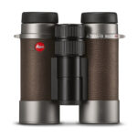 Leica Ultravid 8x32 HD-Plus Special Edition – Vorderansicht, braunes Kalbsleder