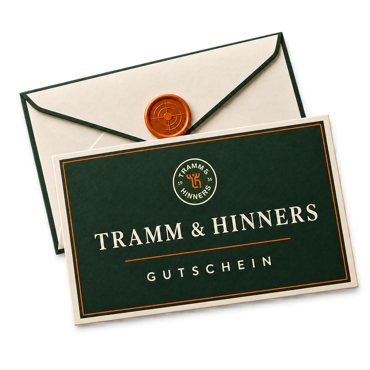 Tramm & Hinners Gutschein mit Umschlag