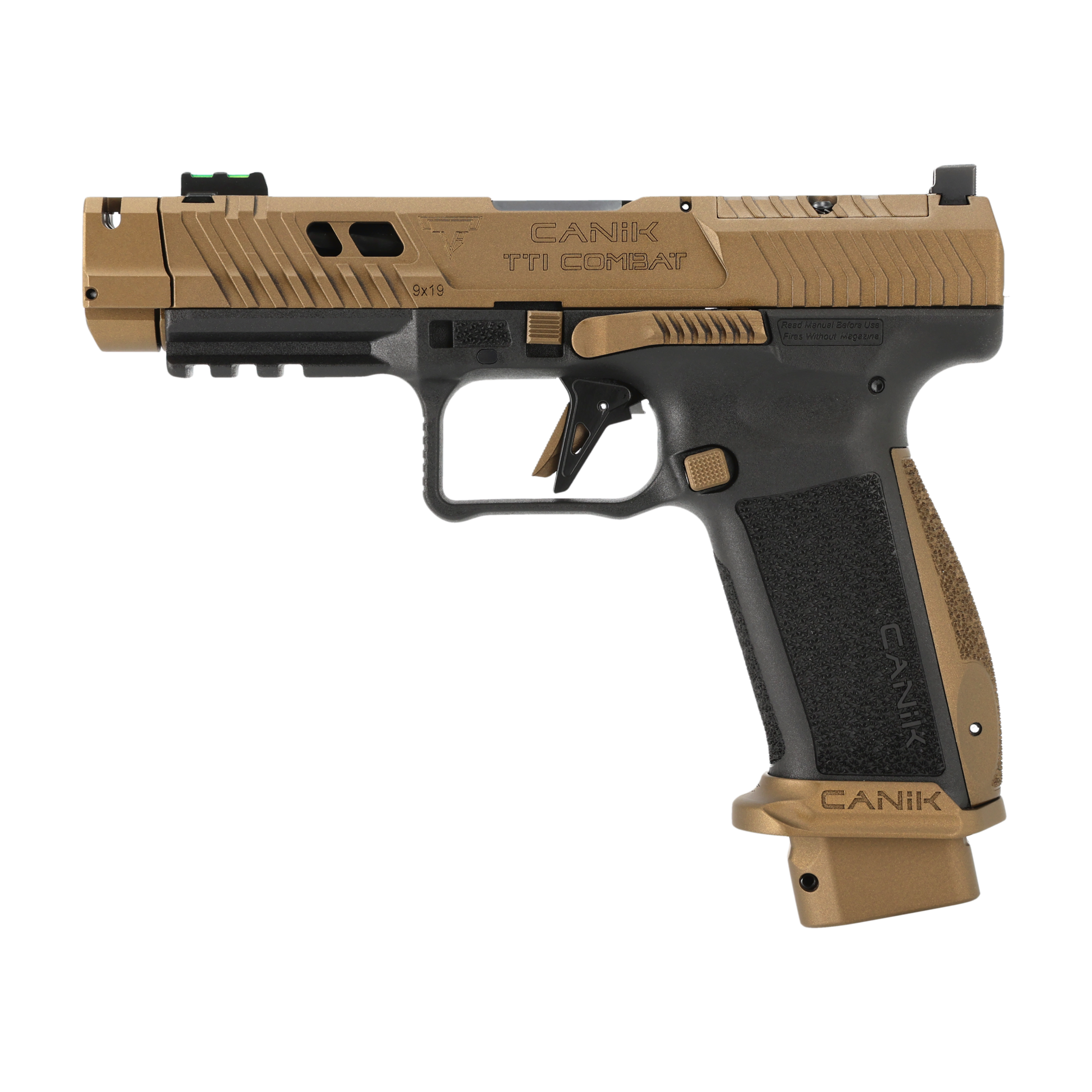 Canik TTI Combat Bronze ohne Rotpunkt 9mm Luger Pistole