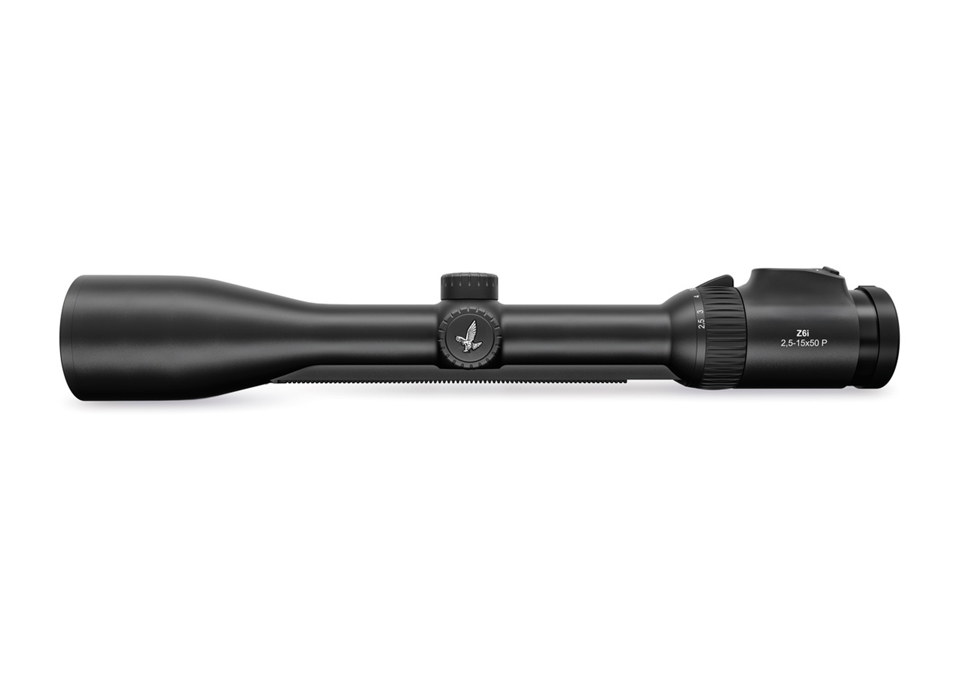 Swarovski Z6i 2,5-15x50 P SR 4A-I – offizielle Seitenansicht mit sichtbarer SR-Schiene