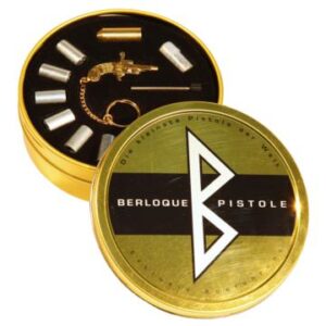 Original BERLOQUE Pistölchen 24-Karat vergoldet Kal. 2mm